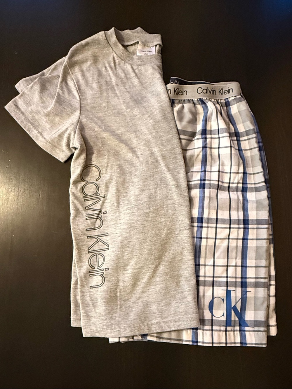 Calvin Klein Youth Pajama Set, Boy’s Large (10-12)